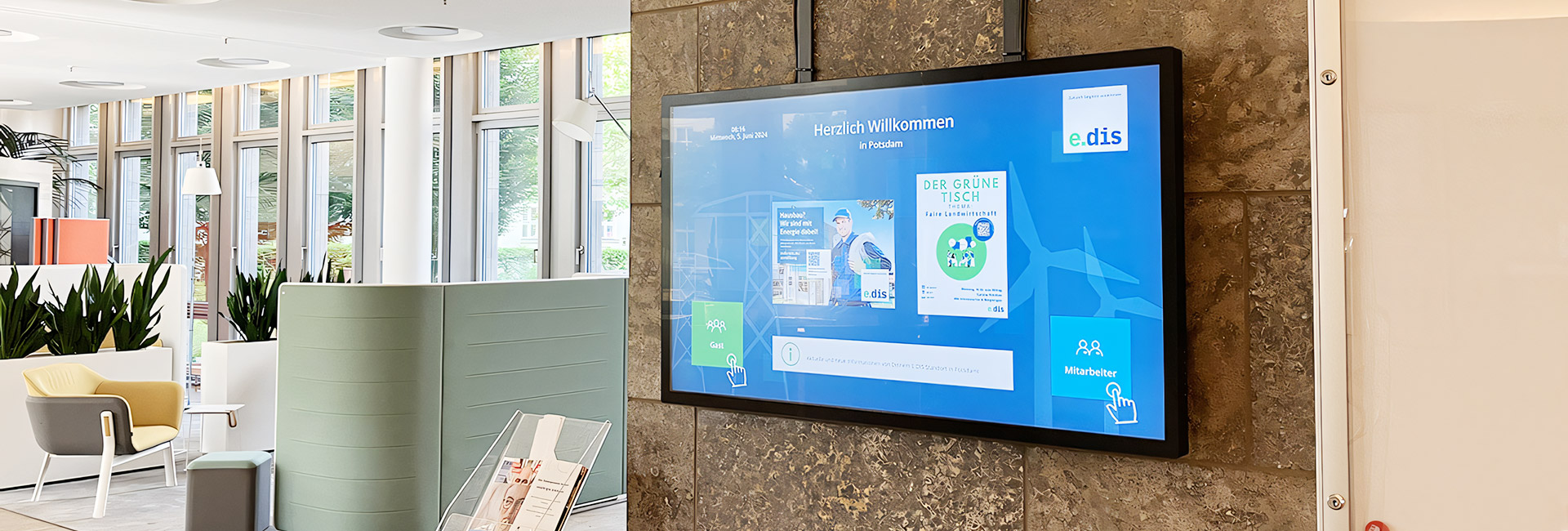 Interactive Employee Kiosks Used by a Utility Provider